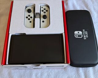 Nintendo Switch OLED Gris-Blanco