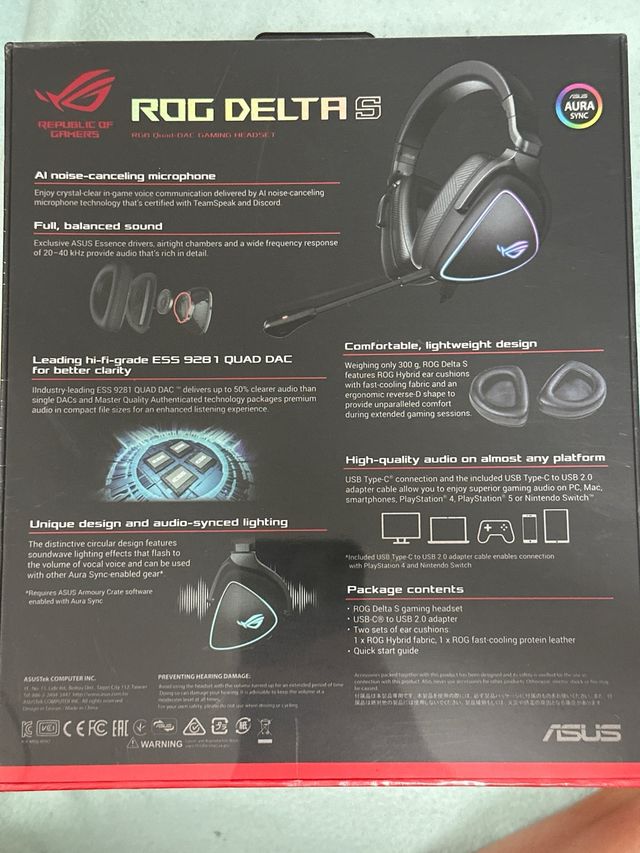 Auriculares ASUS ROG Delta S