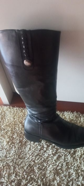 Botas altas negras mujer