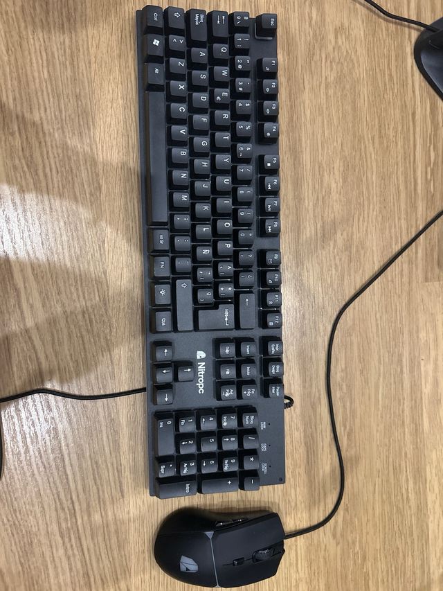 PC Gamer Nitropc: Monitor, teclado y accesorios.