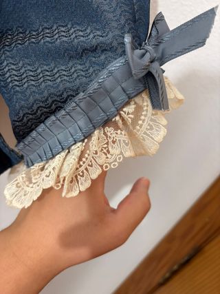 Traje Fallera: Falda y corpiño.
