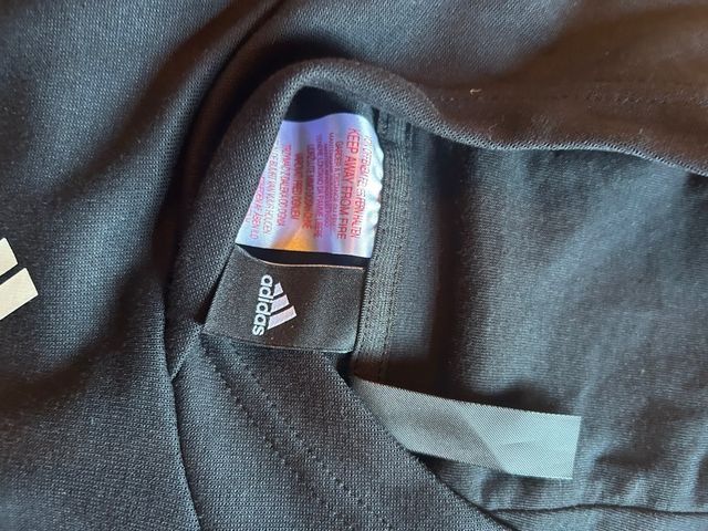 Sudadera Adidas negra c/ capucha talla XL