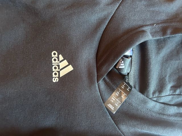 Sudadera Adidas negra c/ capucha talla XL