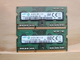 2 X Memoria RAM 4GB DDR3 1600Mhz SAMSUNG
