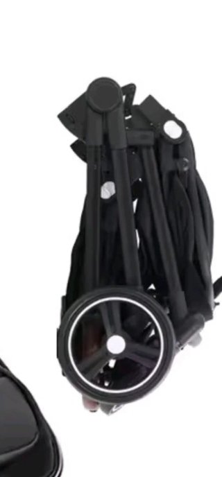 Carrito gemelar negro nuevo
