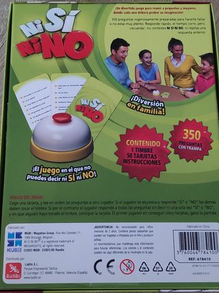 Juego Ni Sí Ni no+ Gira y Descubre