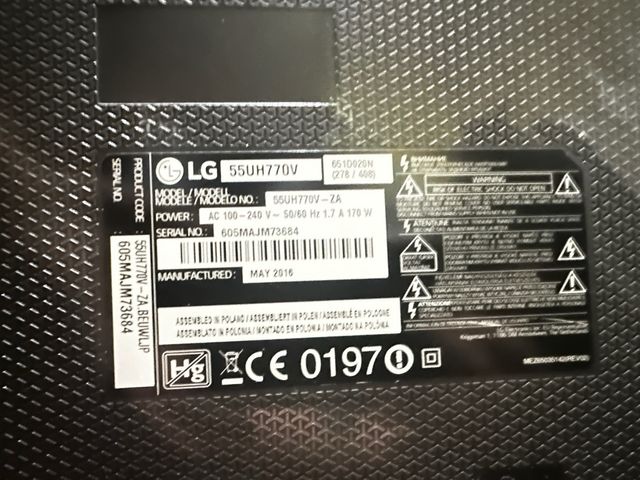 LG 55" Smart TV - TV LED 55 pulgadas