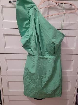Vestido verde fiesta 