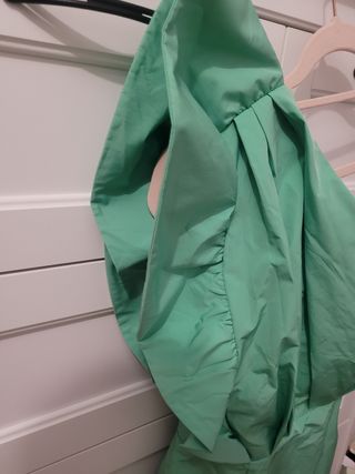 Vestido verde fiesta 