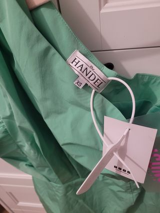 Vestido verde fiesta 