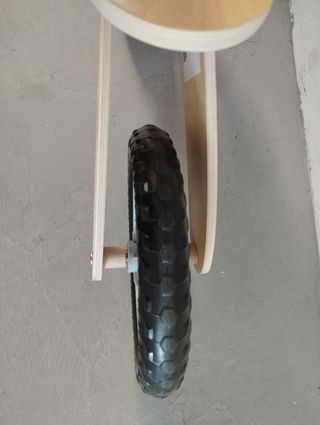 Bicicleta madera sin pedales