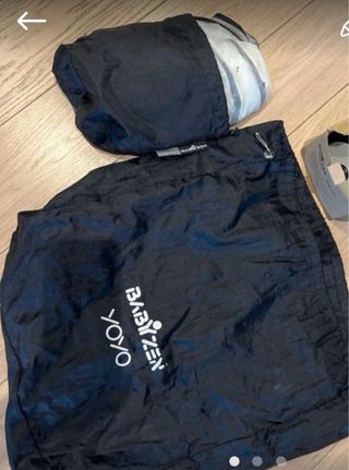 Burbuja yoyo opaca y bolsa llevar silla