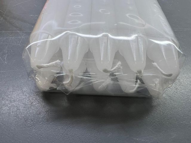 Velas lisas color blanco 10 unidades 20cm
