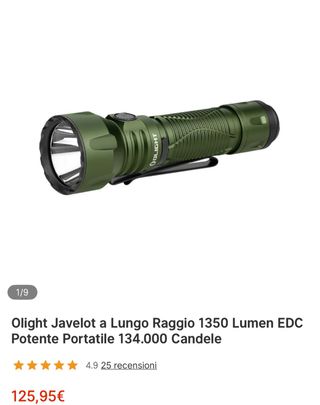 Olight Javelot - Torcia 1350 Lumen