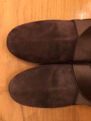 PONS QUINTANA - zapatos tacón ante marrón 39