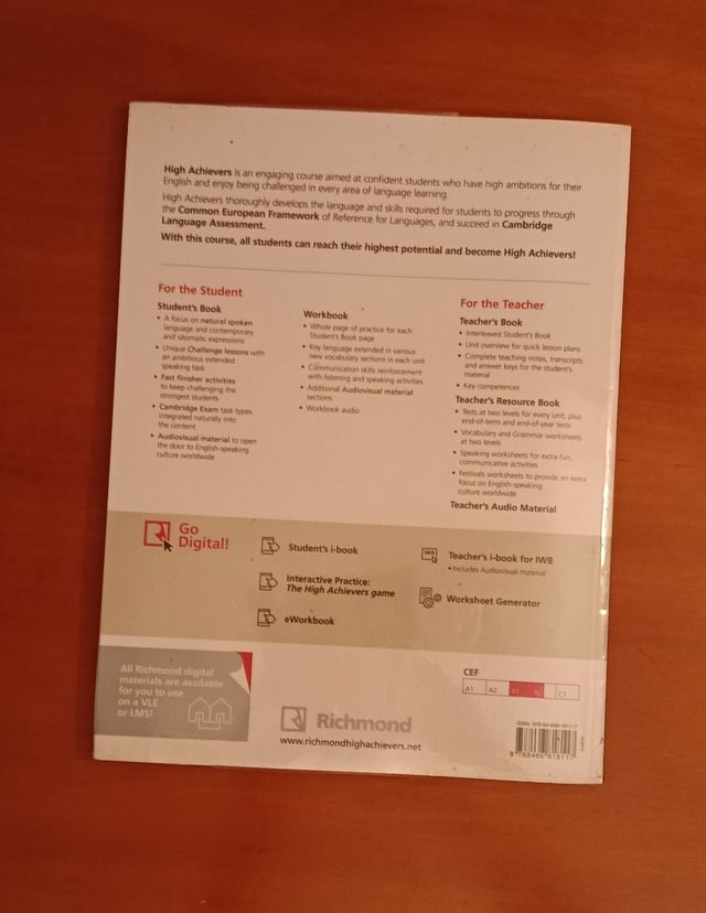 HIGH ACHIEVERS B1+ STUDENT'S BOOK