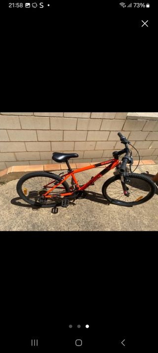 Bicicleta montaña,caretera