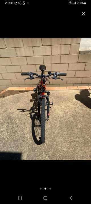 Bicicleta montaña,caretera