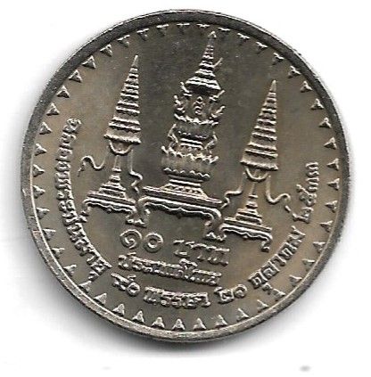 TAILANDIA,10 BAHT 1990,PRINCESA MADRE SNAGARINDRA.
