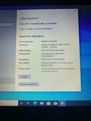 PC HP Desktop - i5-5200U