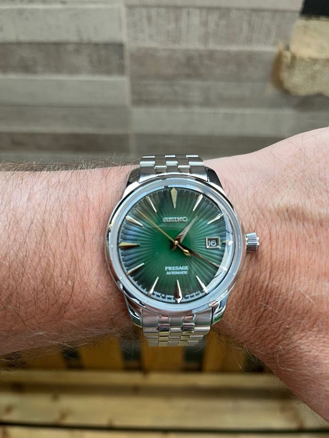 Seiko Mod Presage: Reloj automático verde