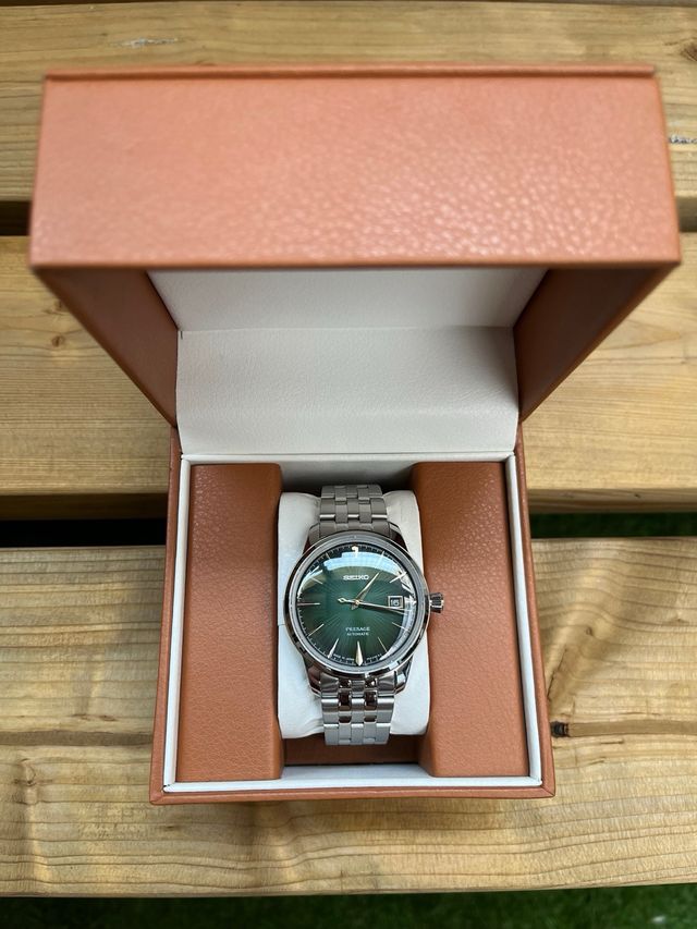 Seiko Mod Presage: Reloj automático verde
