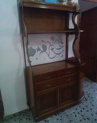 Mueble madera marrón auxiliar