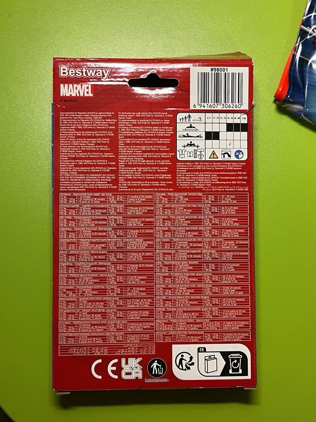 Manguitos Spiderman Bestway 3-6 años