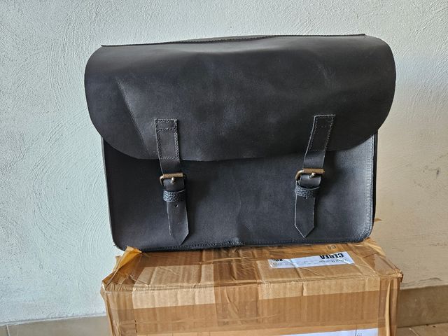 Borsa Cuoio Moto con attacco SW-Motech