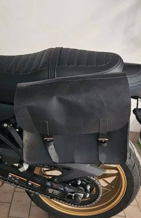 Borsa Cuoio Moto con attacco SW-Motech