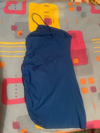 Vestido corto azul