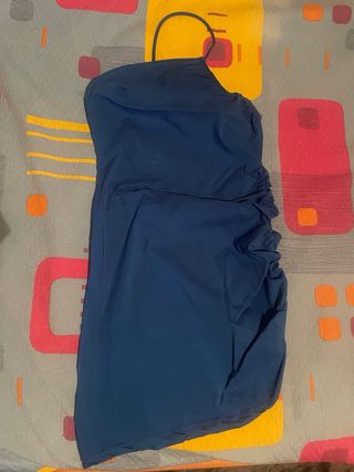 Vestido corto azul