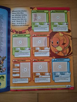 Álbum Pokémon Ultímate sticker