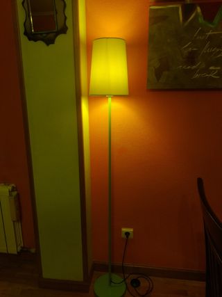 Lámpara pie salón - Verde 
