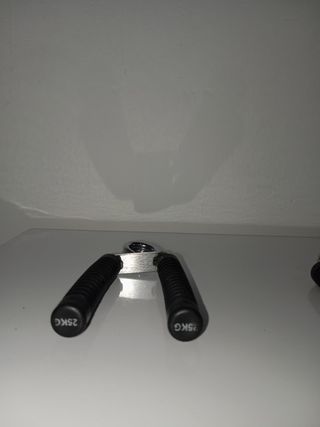 2 Agarraderas manos 5kg
Para sacar las venas fácil