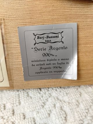 Dipinto Castello - Argento 996