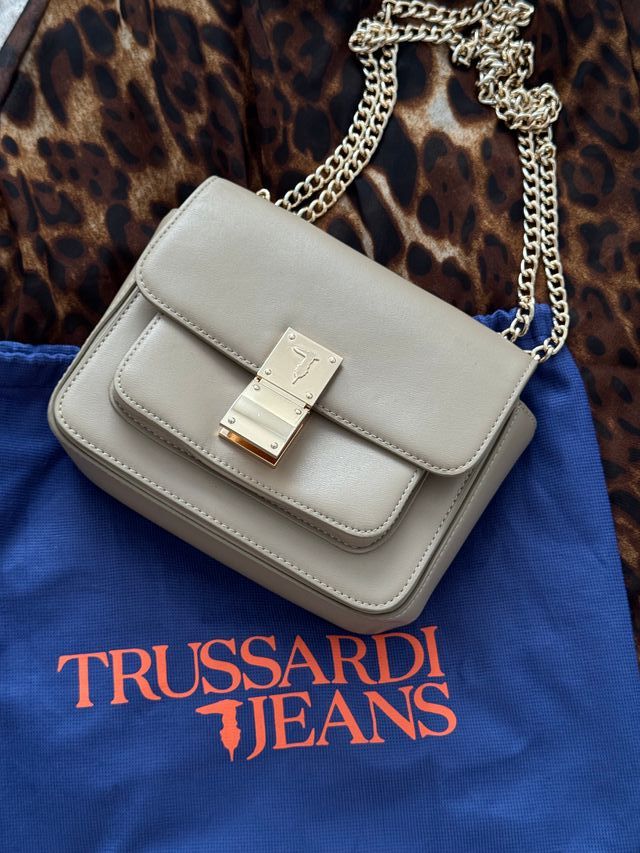 Bolso Trussardi beige bandolera