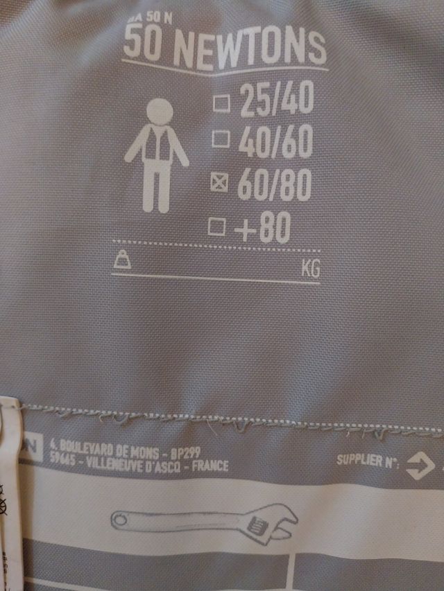 Chalecos salvavidas Decathlon. Precio unidad