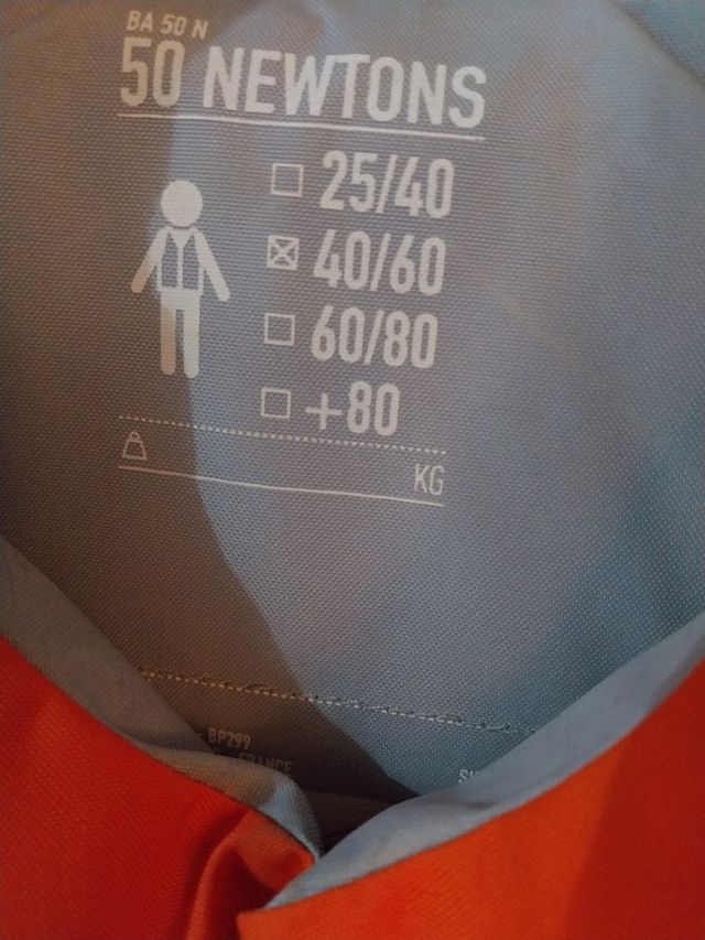 Chalecos salvavidas Decathlon. Precio unidad