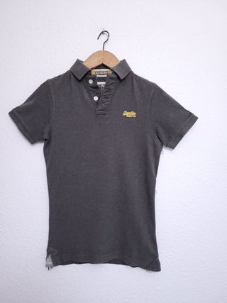 Polo Superdry gris Talla S Hombre 