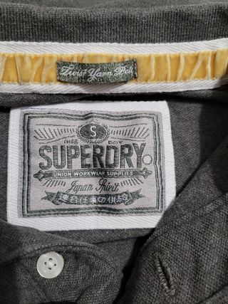 Polo Superdry gris Talla S Hombre 
