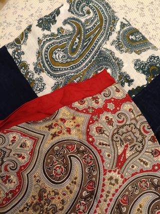 Pañuelos seda paisley multicolor precio por los do