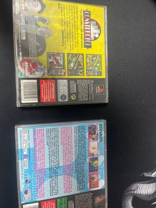 2 juegos PS1: Constructor + Dancing Stage Euromix