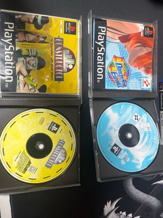 2 juegos PS1: Constructor + Dancing Stage Euromix