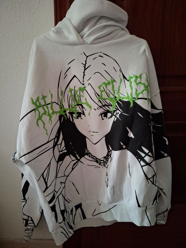 Sudadera Billie Eilish blanca