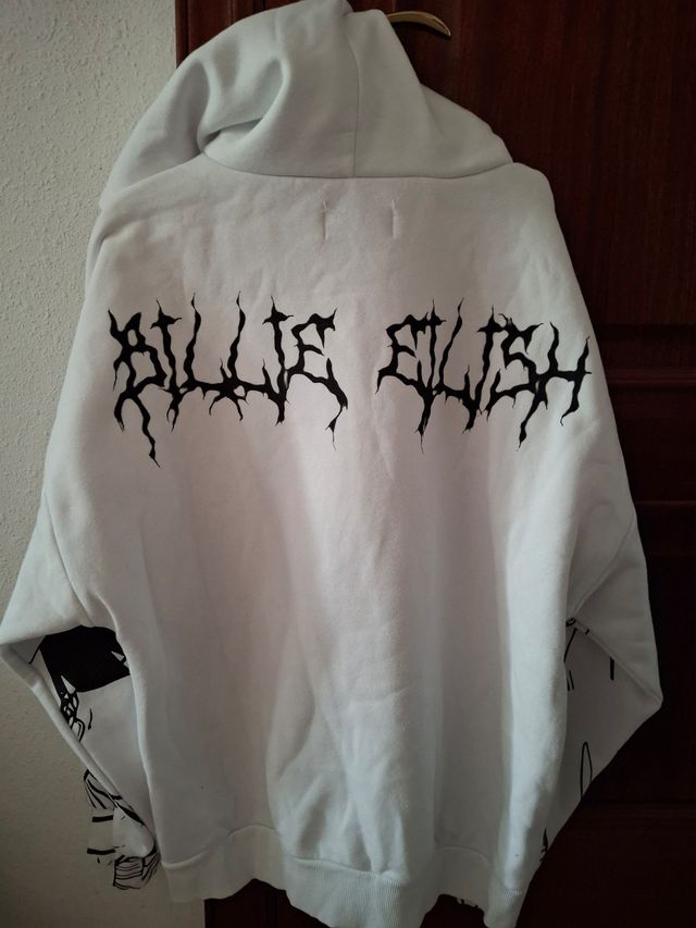 Sudadera Billie Eilish blanca