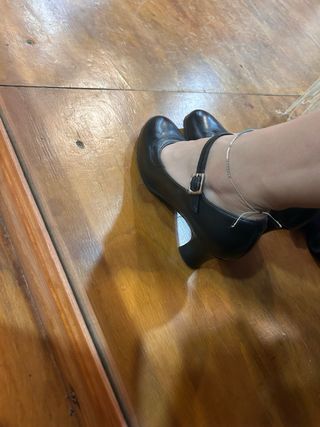 Tacones baile Buleria negros