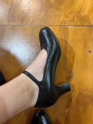 Tacones baile Buleria negros