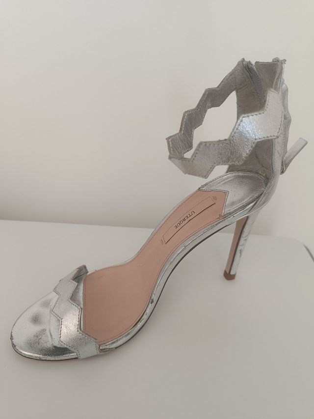 Sandalias Uterqüe plata