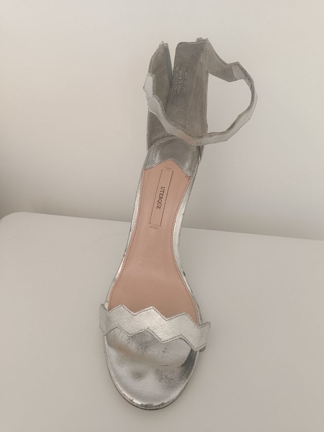 Sandalias Uterqüe plata